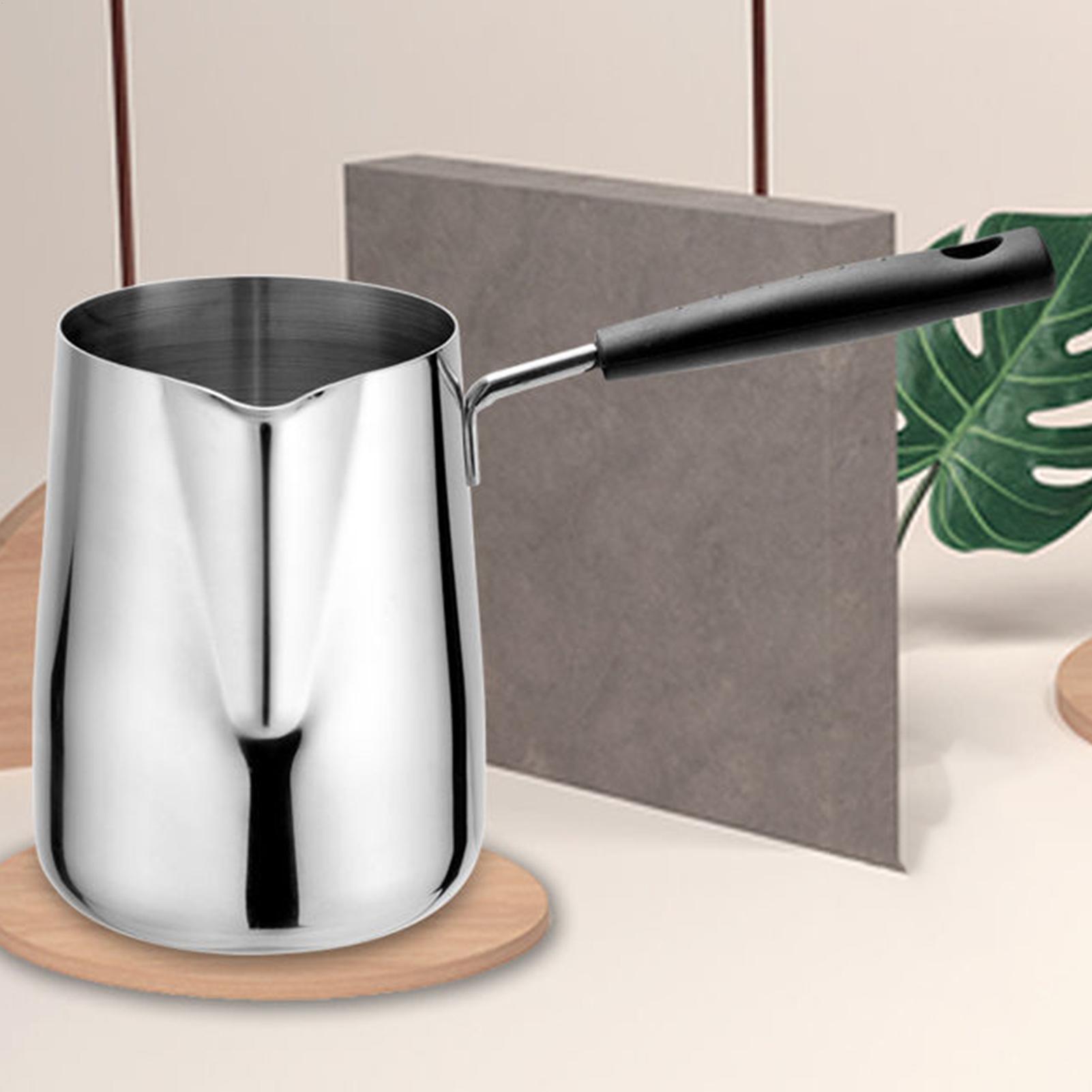 Moka Pot Stove - 600ml Koffiekan RVS Koffiezetapparaat met Lange
