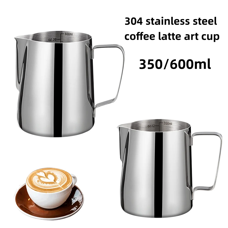 Barista Milk Jug - Melkopschuimkan 350/600 ml 304 roestvrij staal
