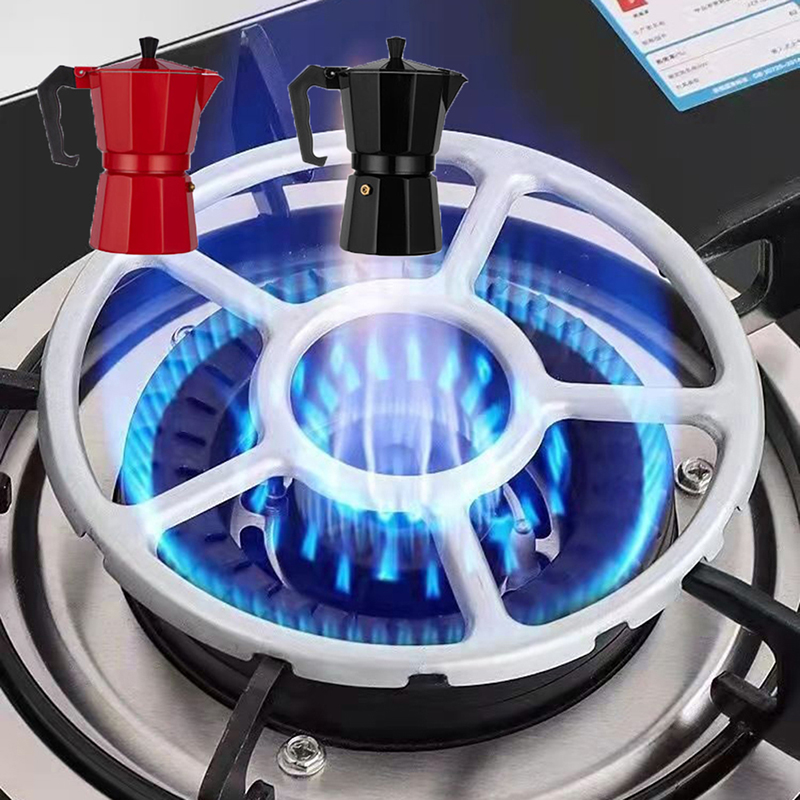 Moka Pot Stove - 1 Stuks Gegalvaniseerd Gasfornuis Fornuis Plaat