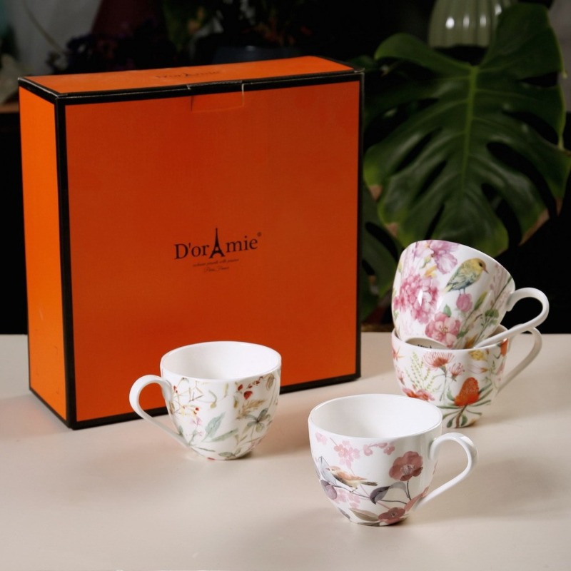 4-delige set, koffiemokken, pr - Xbloom Coffee Tea recensie en prijs