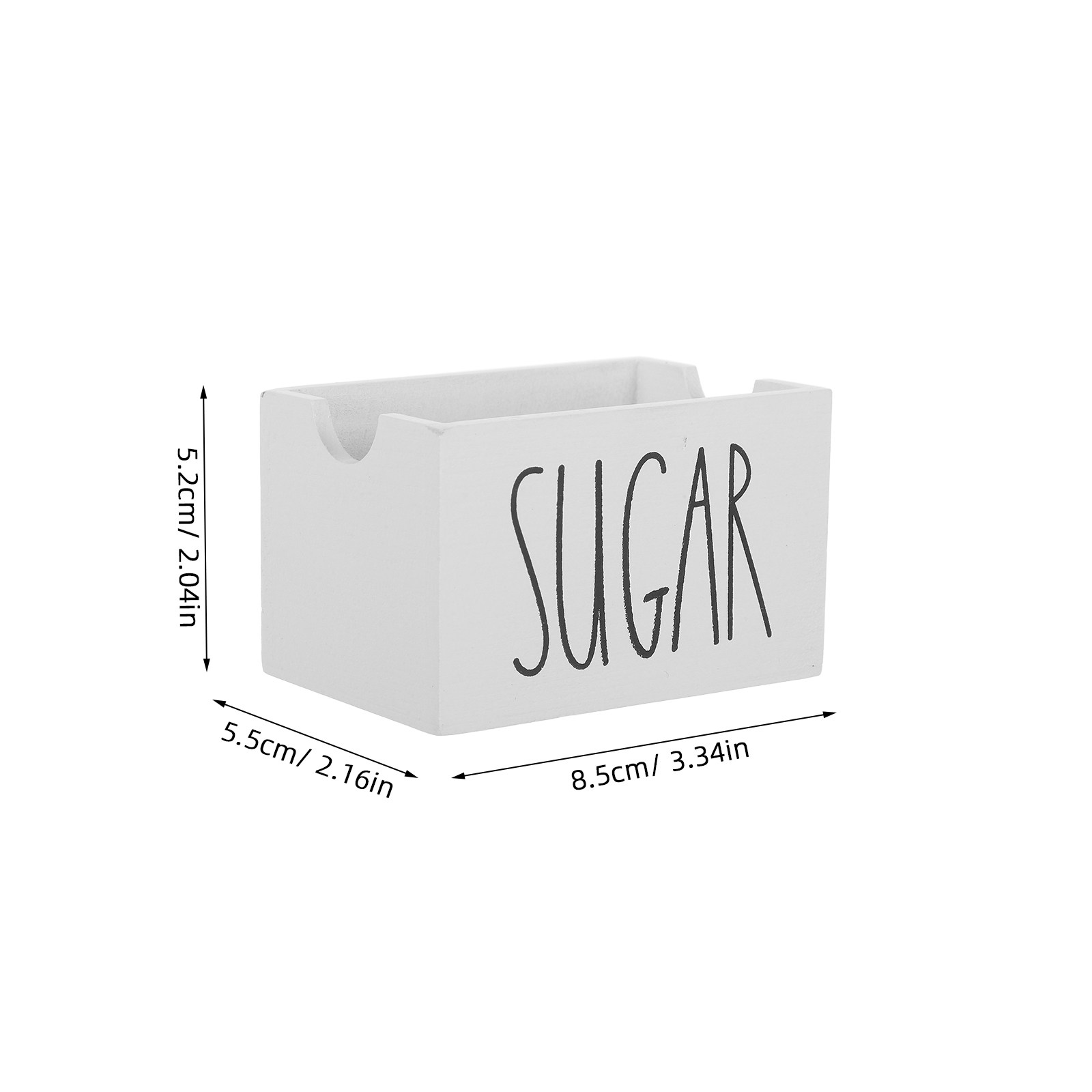 Houten suikerzakjeshouder, hou - Coffee Tea Sugar recensie en prijs