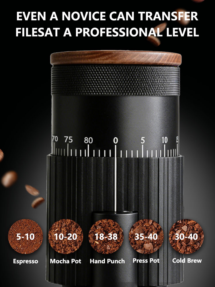 Draagbare elektrische koffiemo - Burr Hand Grinder recensie en prijs