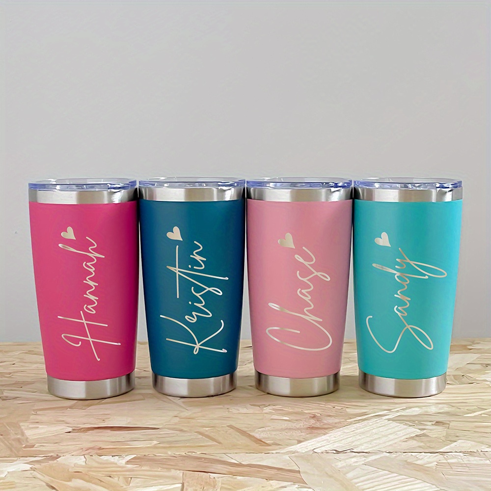Gepersonaliseerde 20oz RVS Tum - Coffee Tea Name recensie en prijs