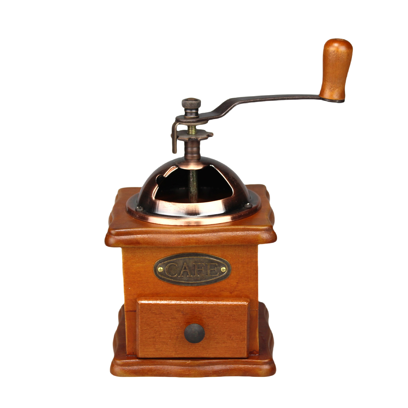 Antieke handmatige koffiemolen - Burr Hand Grinder recensie en prijs