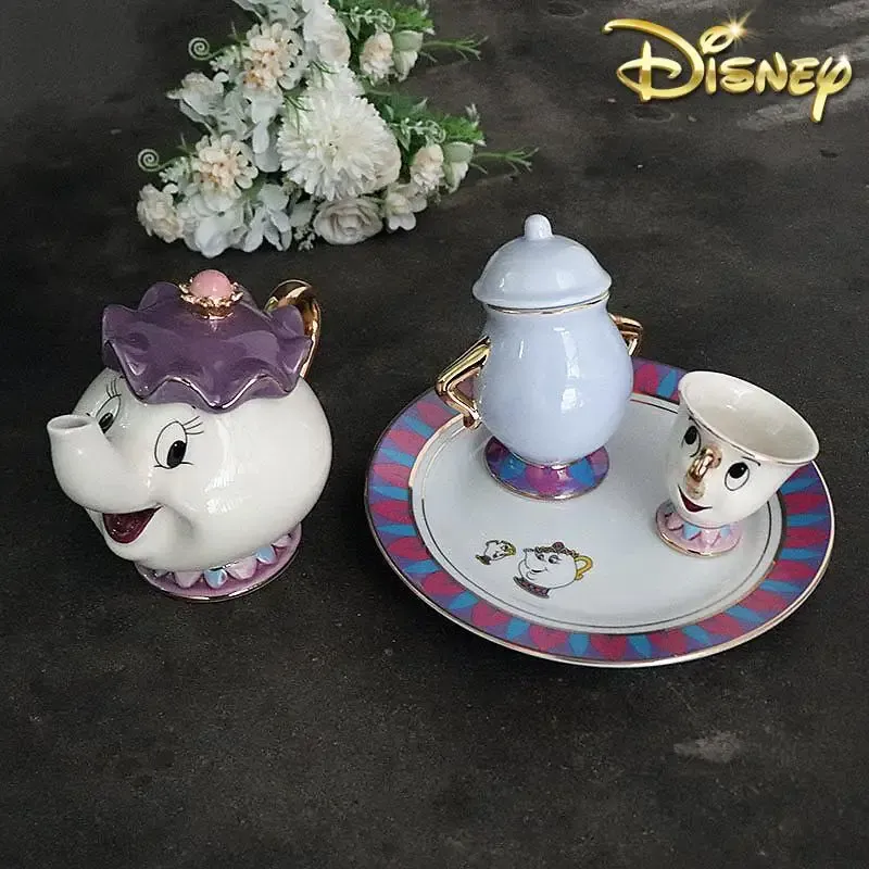 Hete theepot cartoon Belle en  - Coffee Tea And Sugar Set recensie en prijs