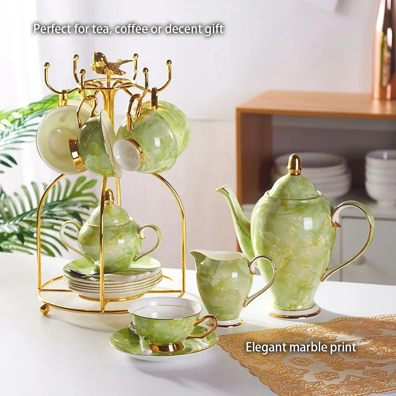 Marmeren koffieservies van por - Coffee Tea Sugar recensie en prijs